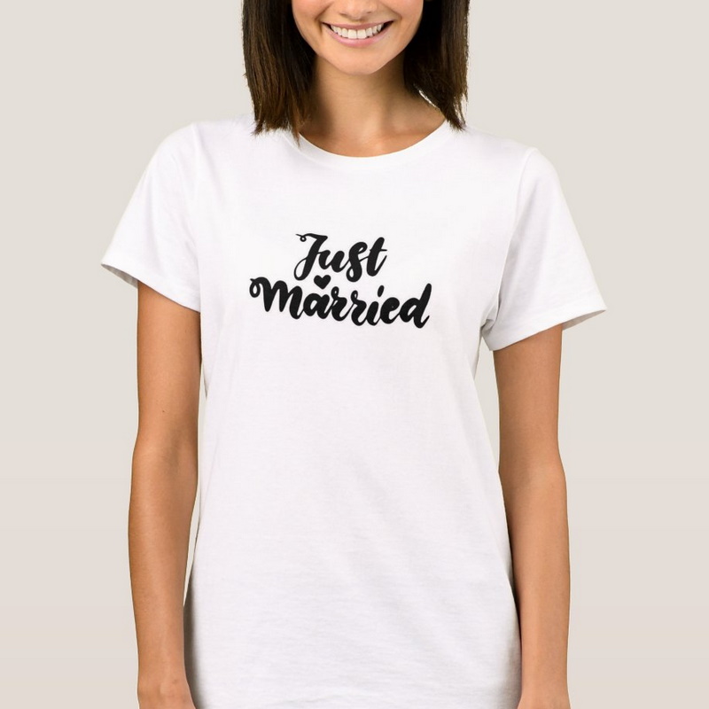 just-married-t-shirt