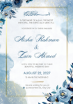 Blue Wedding Invitations