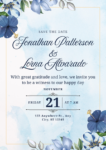Blue Wedding Invitations