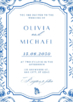 Blue Wedding Invitations
