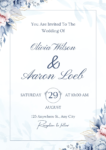 Blue Wedding Invitations