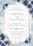 Blue Wedding Invitations