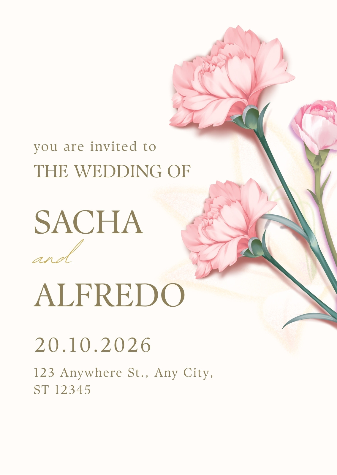 Blush Pink Wedding Invitations