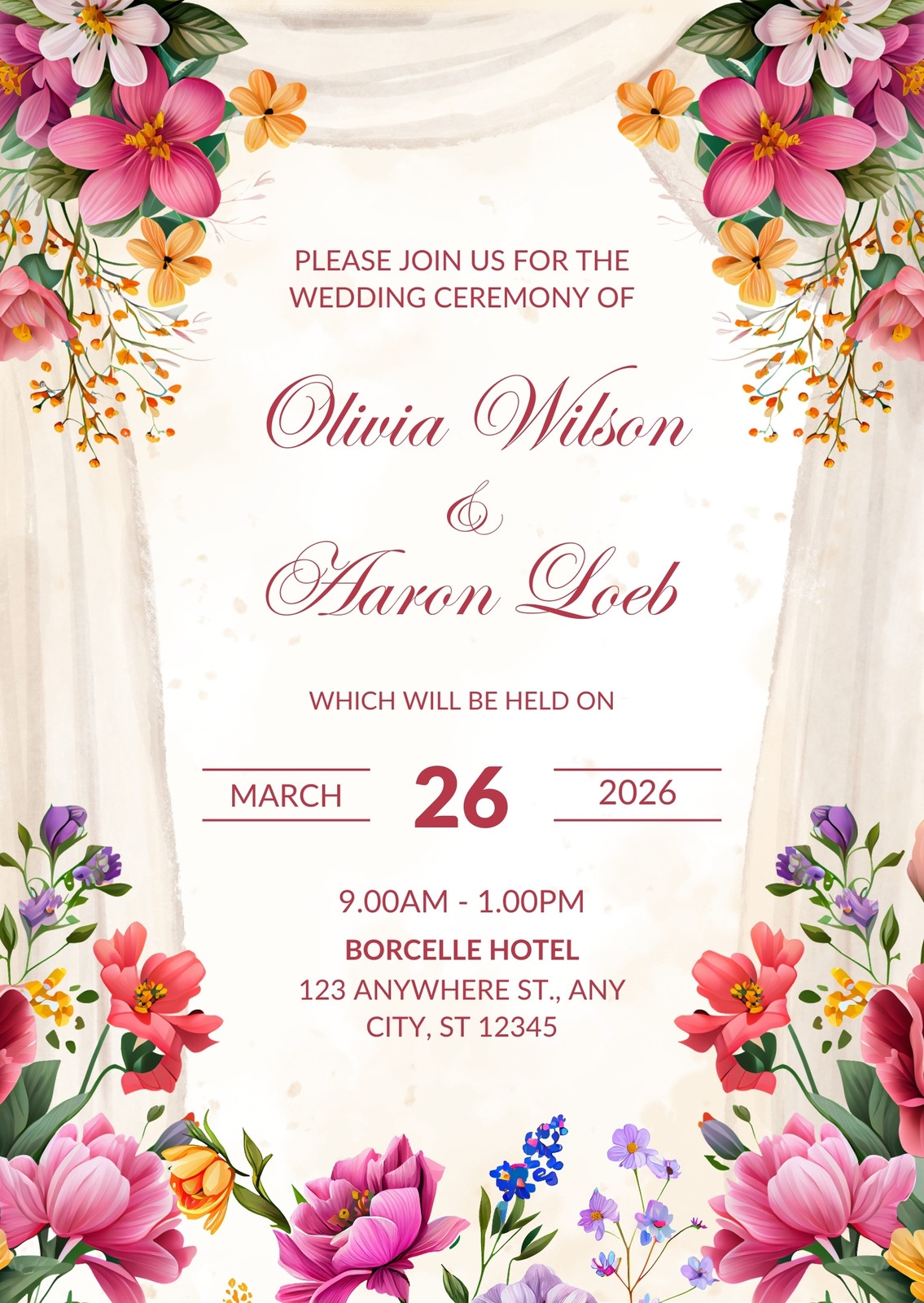 Blush Pink Wedding Invitations