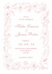 Blush Pink Wedding Invitations