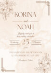 Brown Wedding Invitations
