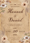 Brown Wedding Invitations