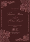 Burgndy Wedding Invitations