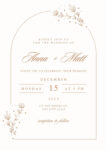 Cream Wedding Invitations