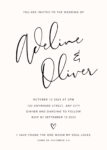 Cream Wedding Invitations