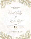 Cream Wedding Invitations