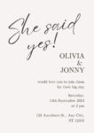 Cream Wedding Invitations