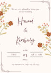 Cream Wedding Invitations