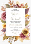 Floral Wedding Invitations