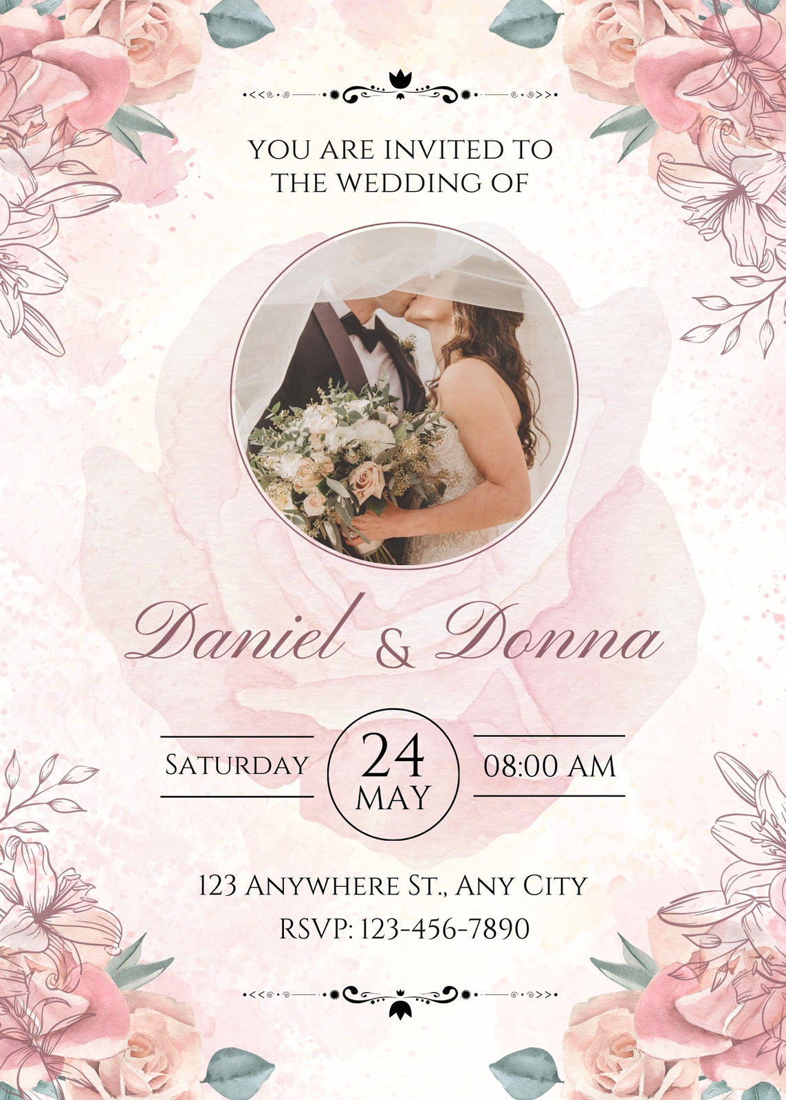 Floral Wedding Invitations