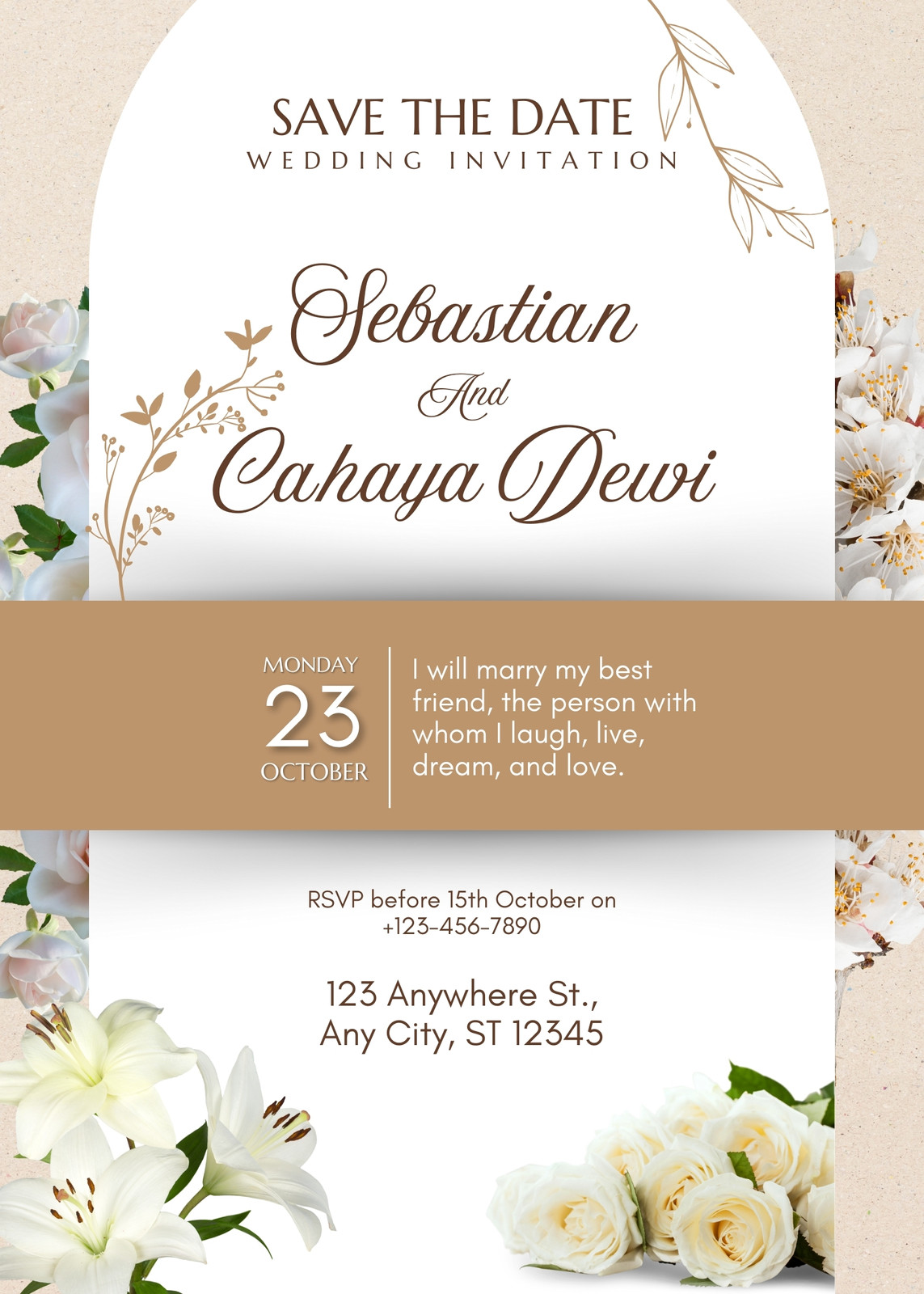 Floral Wedding Invitations