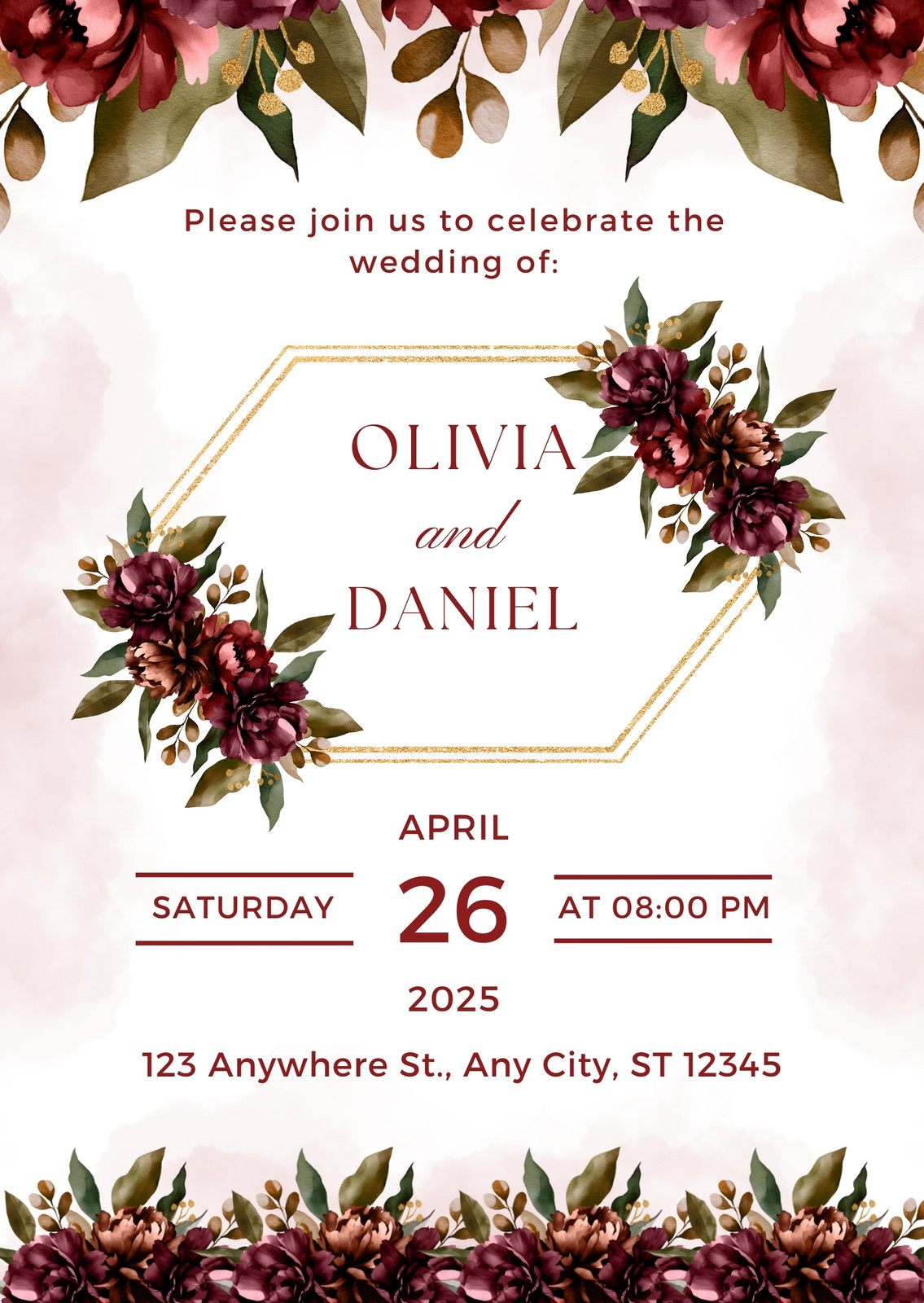 Floral Wedding Invitations