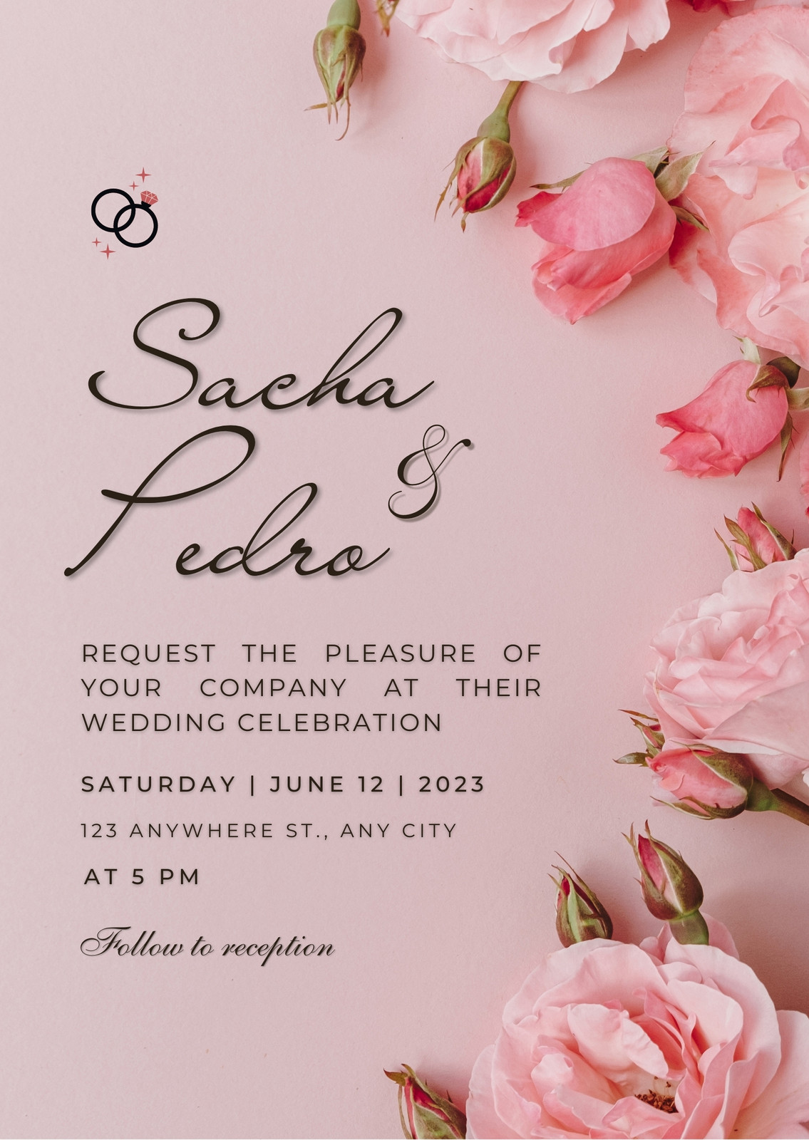 Floral Wedding Invitations