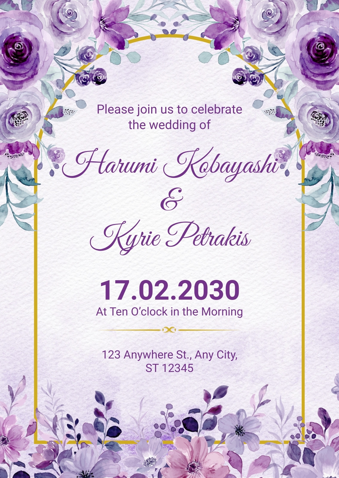Floral Wedding Invitations