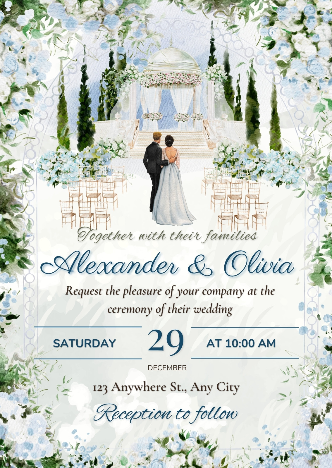 Floral Wedding Invitations