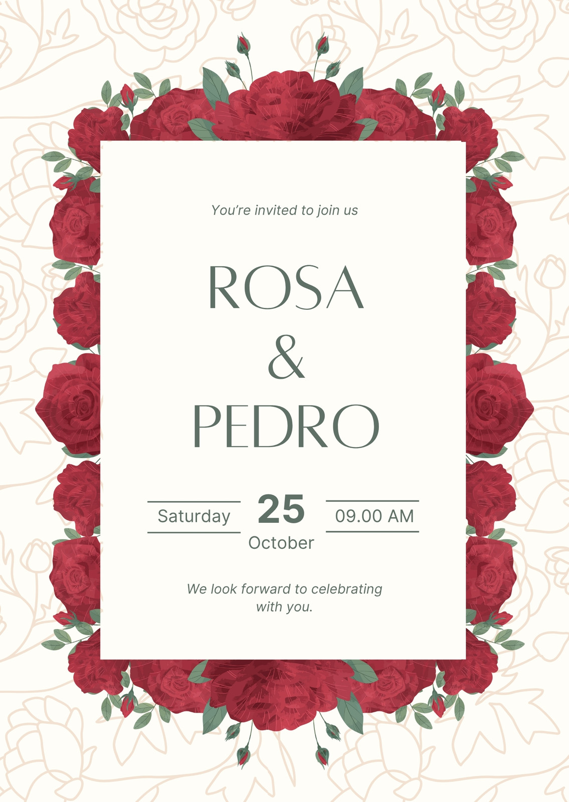Floral Wedding Invitations