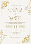 Gold Wedding Invitations