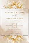 Gold Wedding Invitations