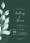 Green Wedding Invitations