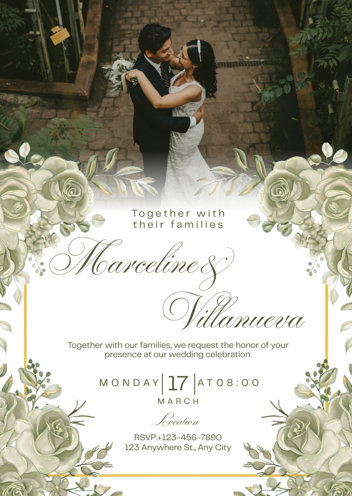 Green Wedding Invitations