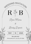 Grey Wedding Invitations
