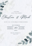 Grey Wedding Invitations