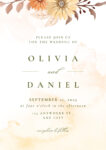 Orange Wedding Invitations