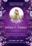 Purple Wedding Invitations