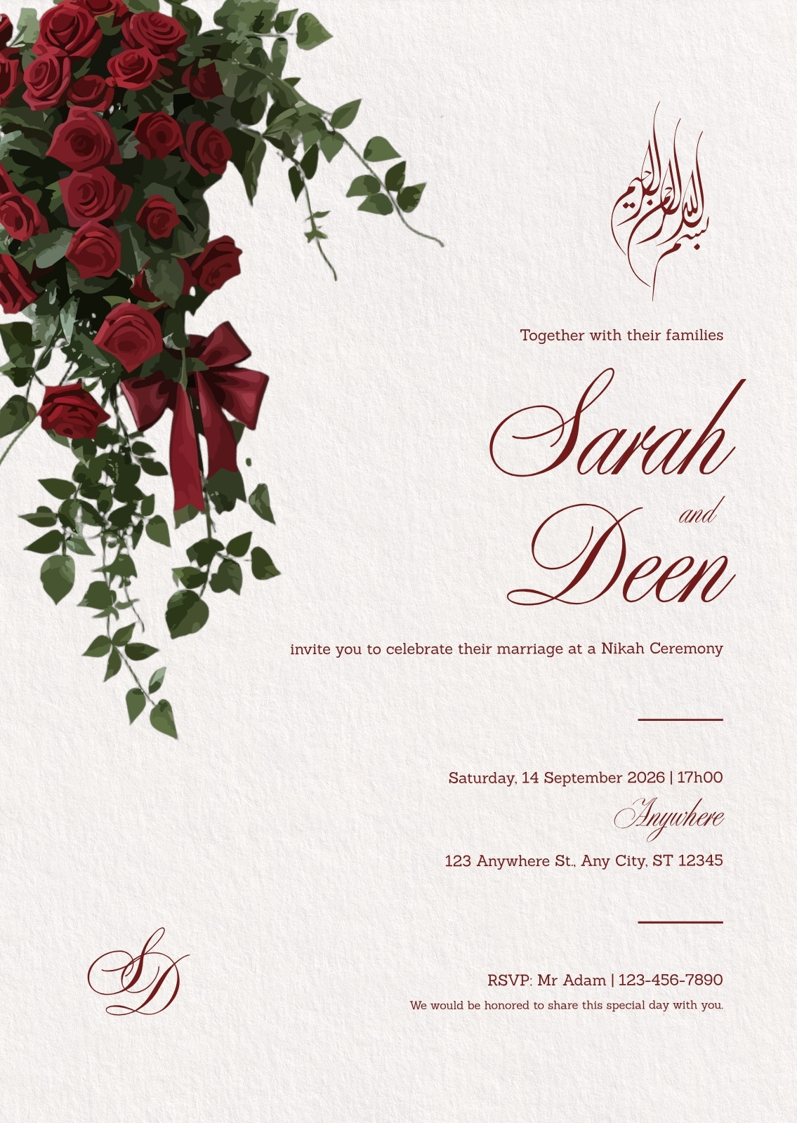 Red Wedding Invitations