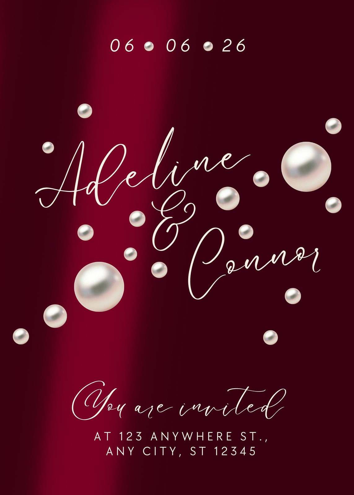 Red Wedding Invitations