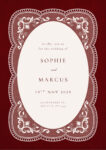Red Wedding Invitations