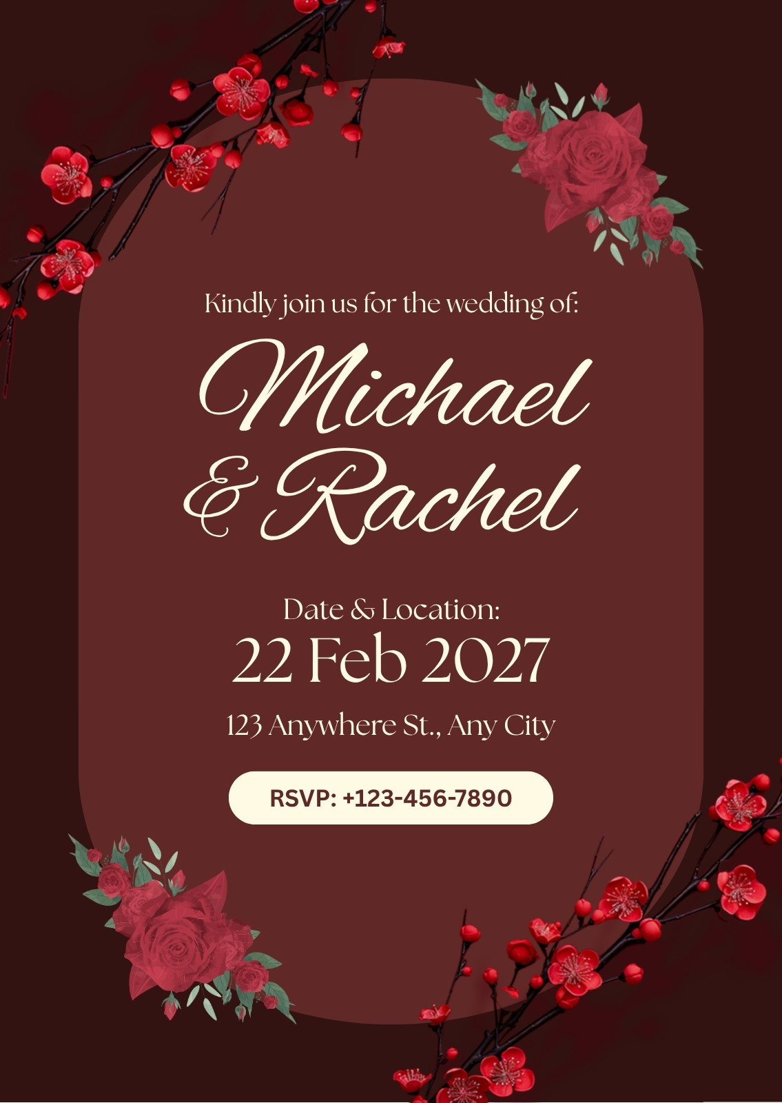 Red Wedding Invitations