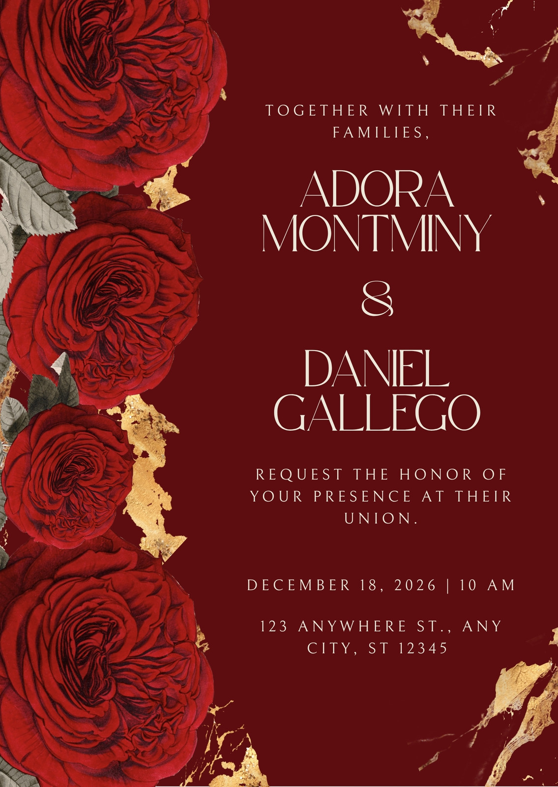 Red Wedding Invitations