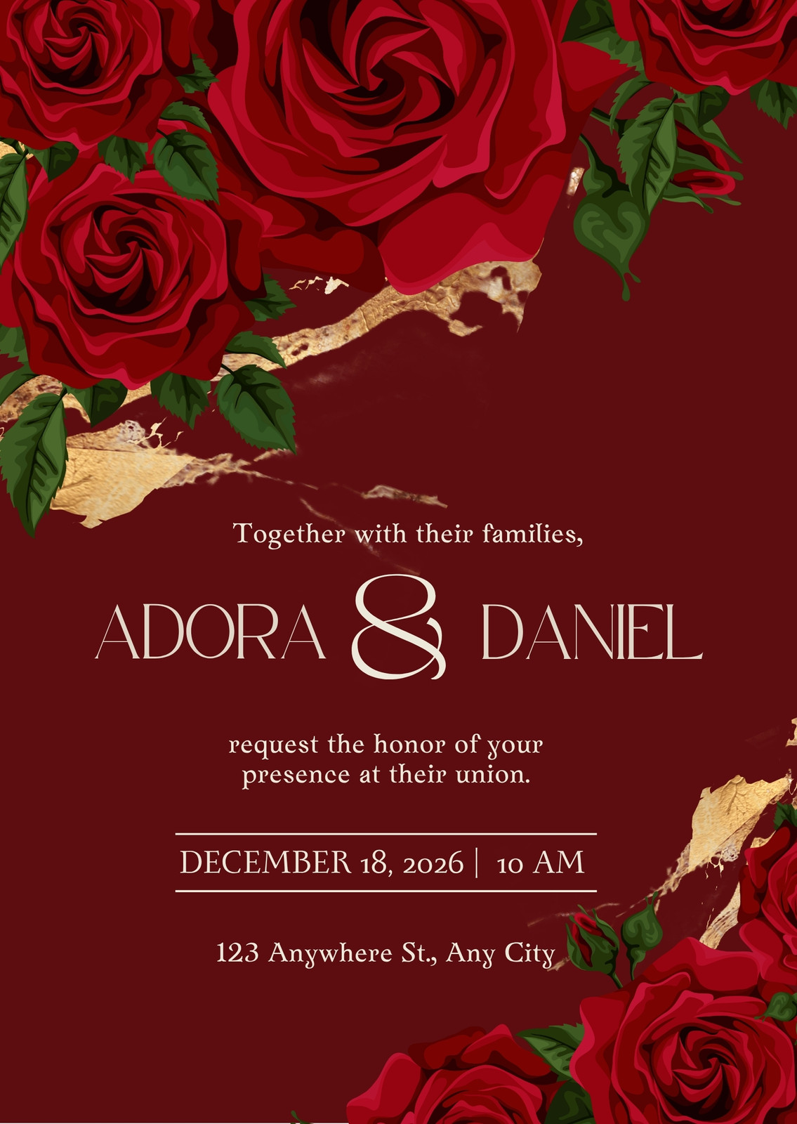 Red Wedding Invitations