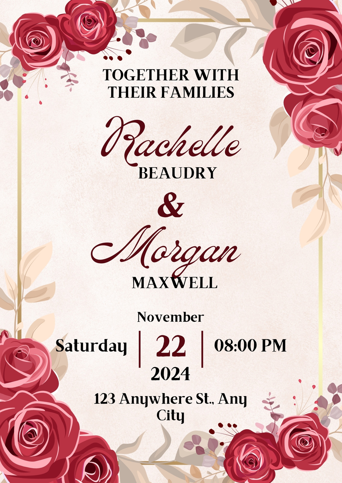 Red Wedding Invitations