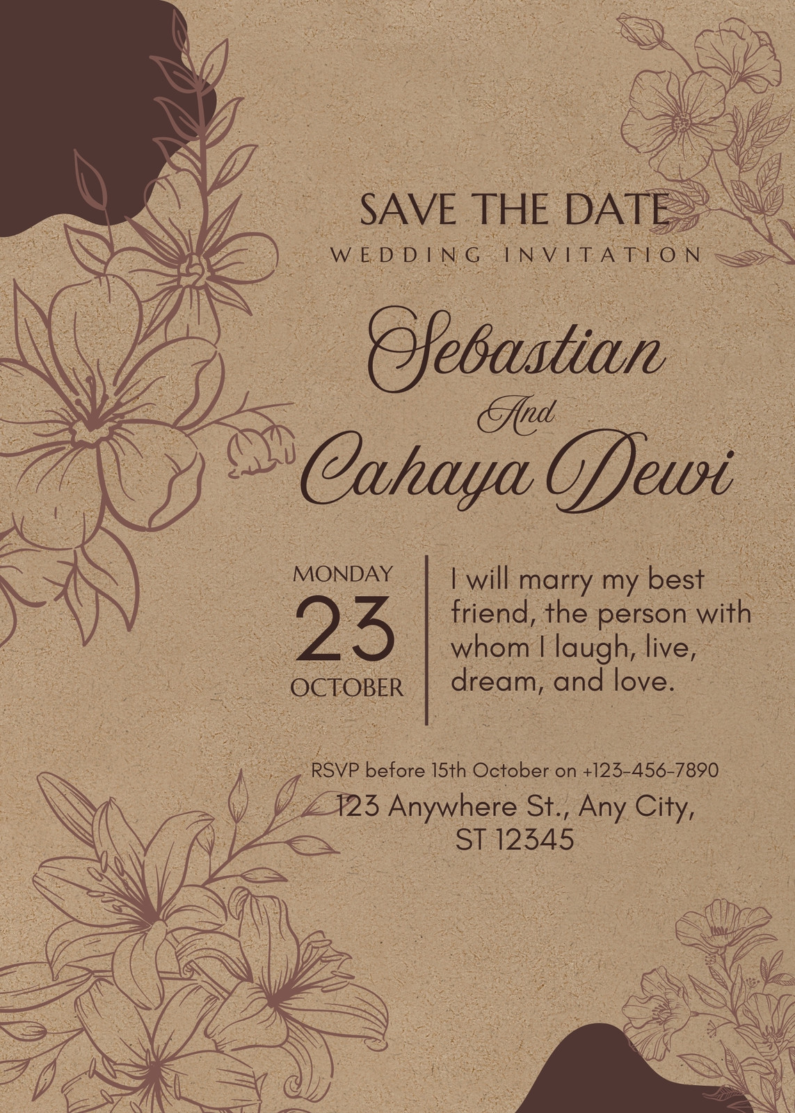 Rustic Wedding Invitations