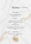 Wedding Menu