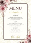 Wedding Menu