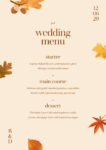 Wedding Menu