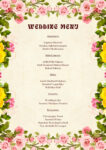 Wedding Menu