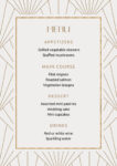 Wedding Menu