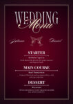 Wedding Menu