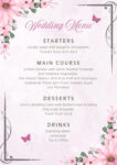 Wedding Menu