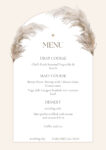 Wedding Menu
