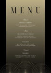 Wedding Menu